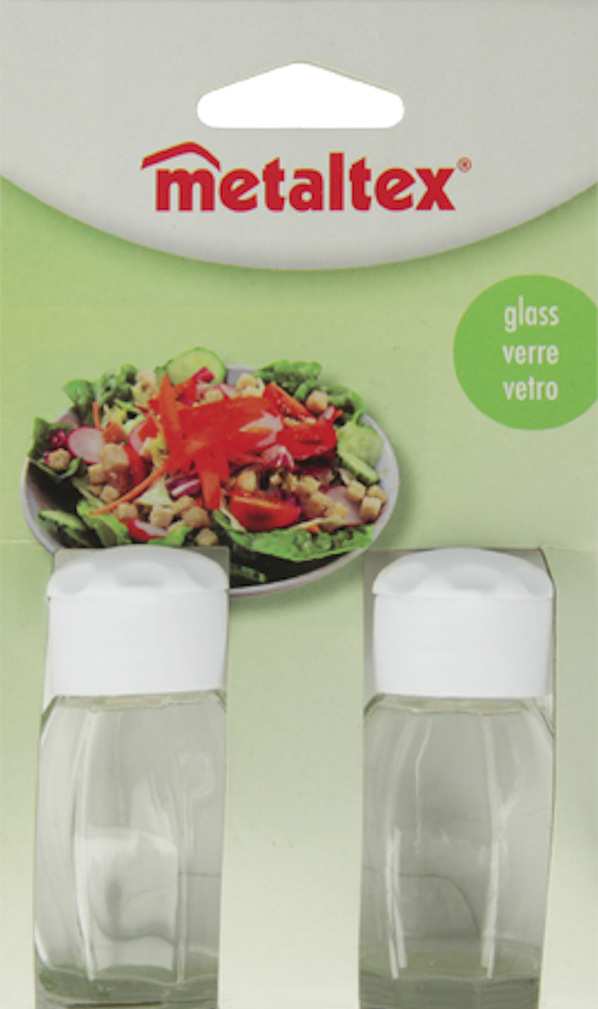 Metaltex peper en zout setje