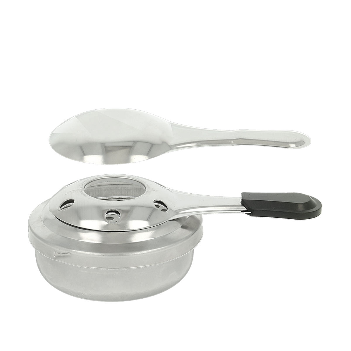 Metaltex Fondue brander verschroomd