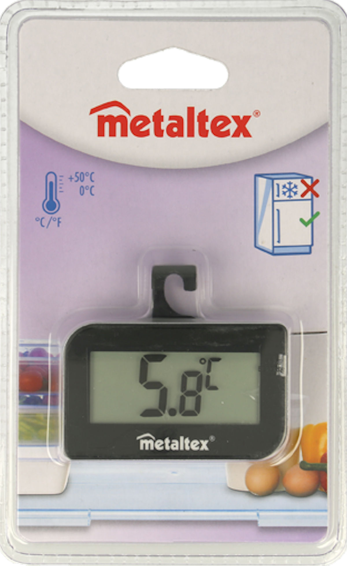 Metaltex koelkastthermometer - digitaal