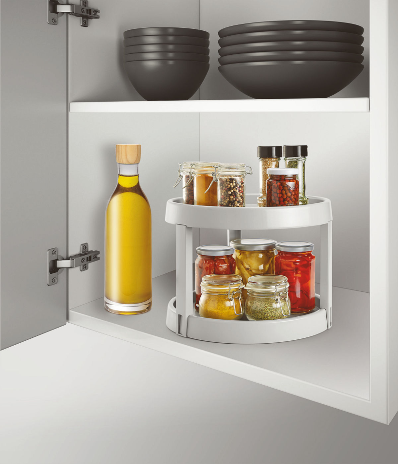 Metaltex Giro keukenopberg draaiplateau 28x21cm