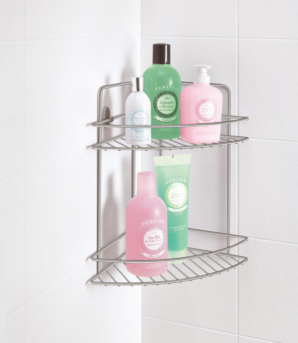 Metaltex Reflex Badkamerrek 2 etages hoekmodel