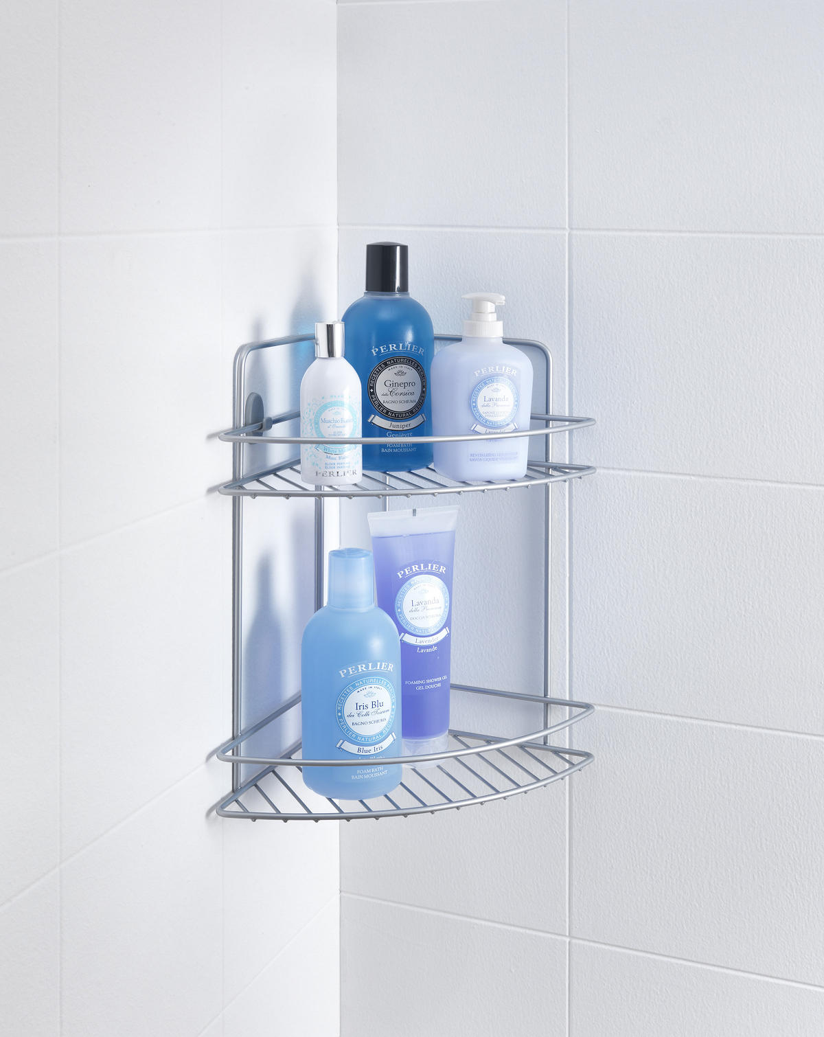 Metaltex Reflex Badkamerrek 2 etages hoekmodel