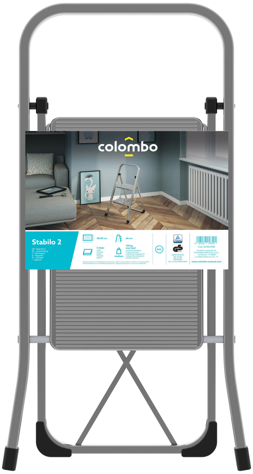 Colombo Keukentrap Stabilo 2 treden