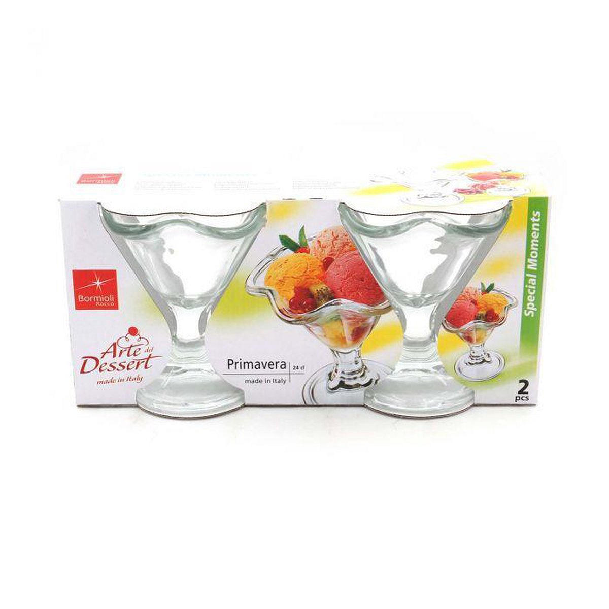 Bormioli Primavera IJscoupe set 2 stuks