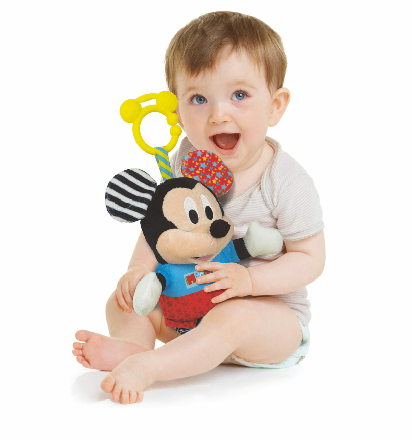 Clementoni Disney Baby Mickey Pluchen Knuffel