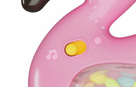 Clementoni Baby Schud en Speel Flamingo