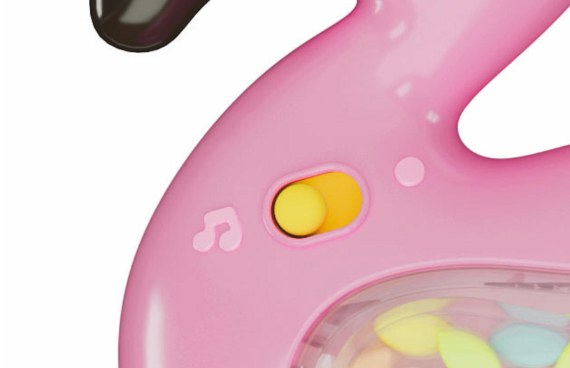 Clementoni Baby Schud en Speel Flamingo