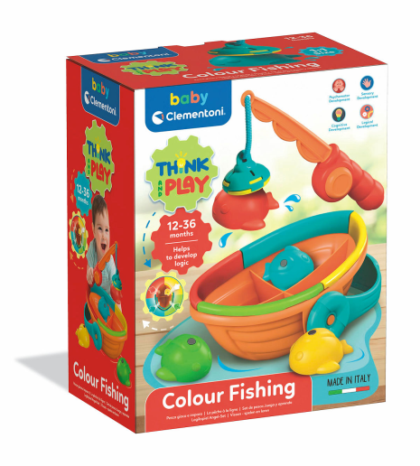 Clementoni Baby Rainbow Fishing visspel