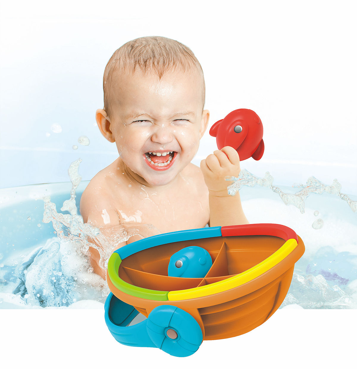 Clementoni Baby Rainbow Fishing visspel