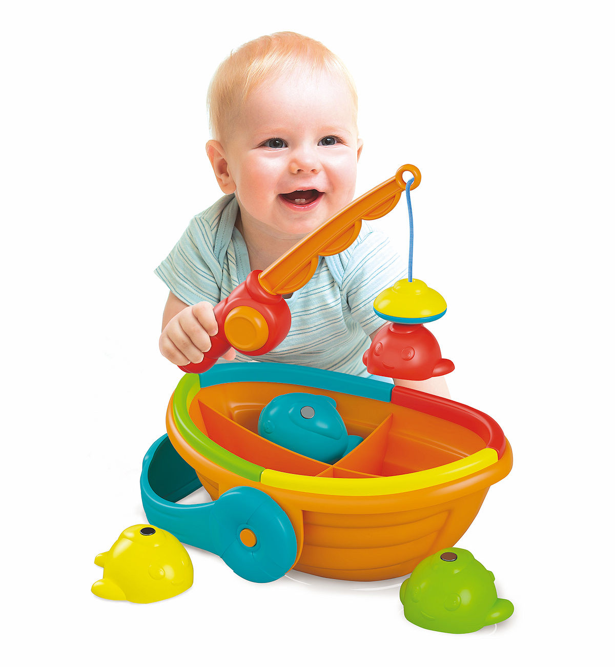 Clementoni Baby Rainbow Fishing visspel