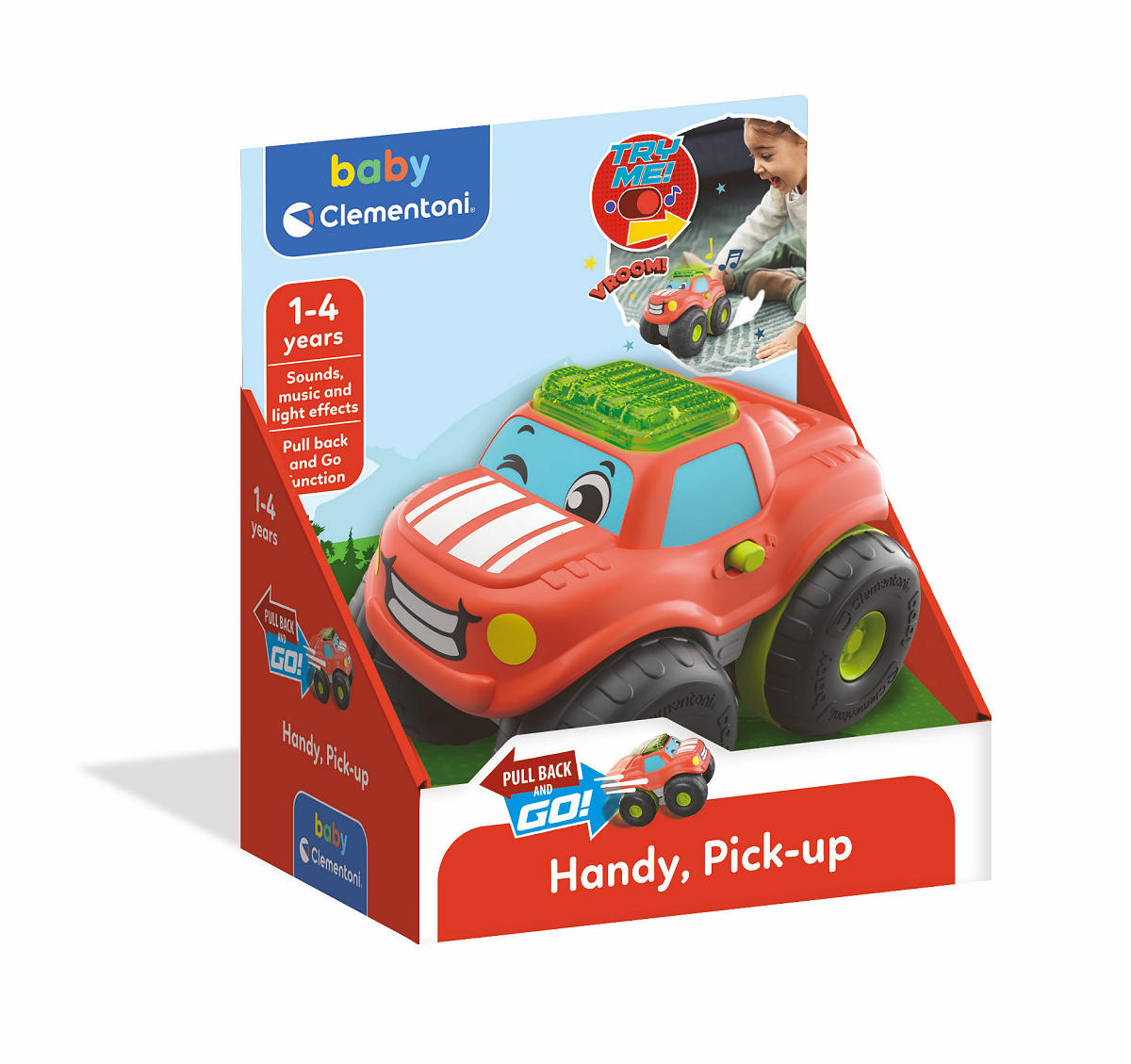 Clementoni Baby Stunt Wheels - Handy Pick-Up