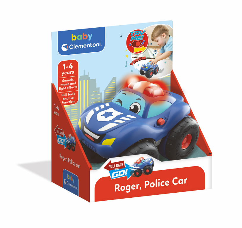 Clementoni Baby Stunt Wheels - Roger Politie