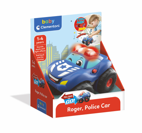 Clementoni Baby Stunt Wheels - Roger Politie