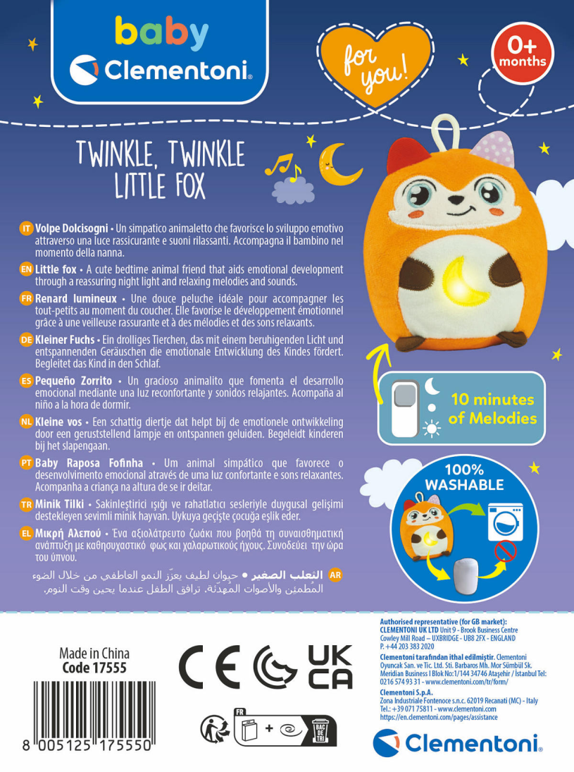 Clementoni Baby Twinkle Winkle - Vos