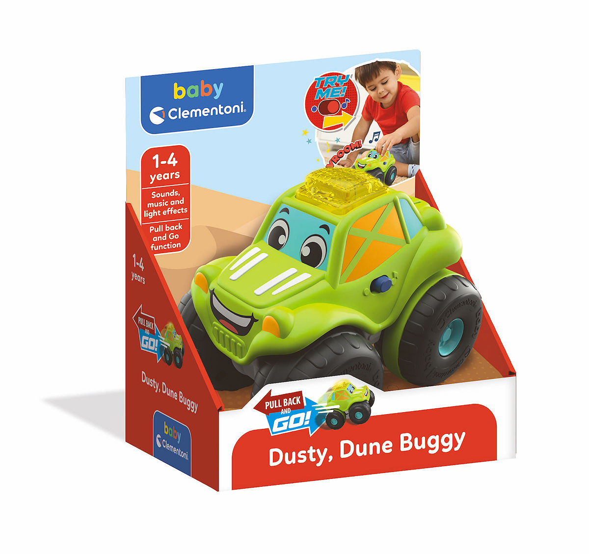 Clementoni Baby Stunt Wheels - Dusty Buggy