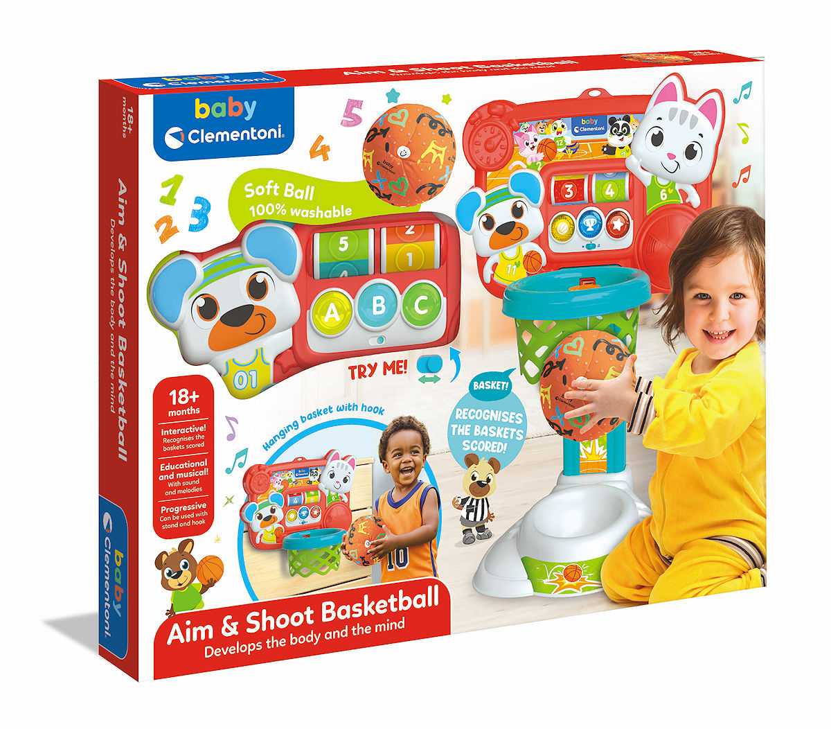 Clementoni Baby Aim & Shoot Basketbal