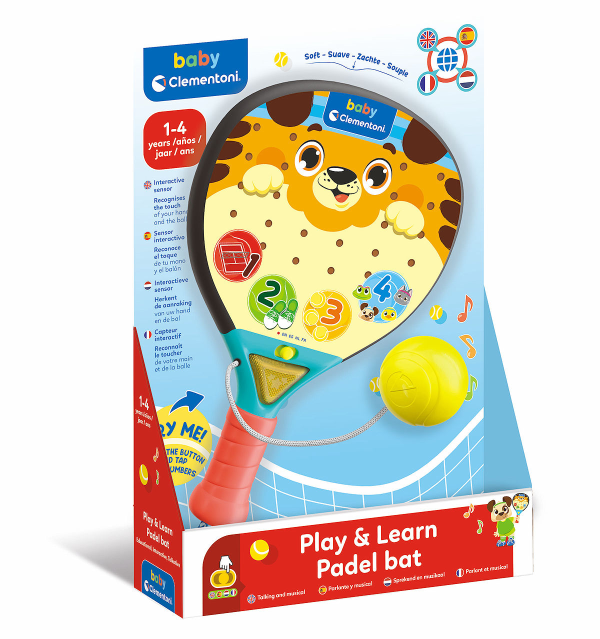 Clementoni Baby Speel & Leer Padel racket