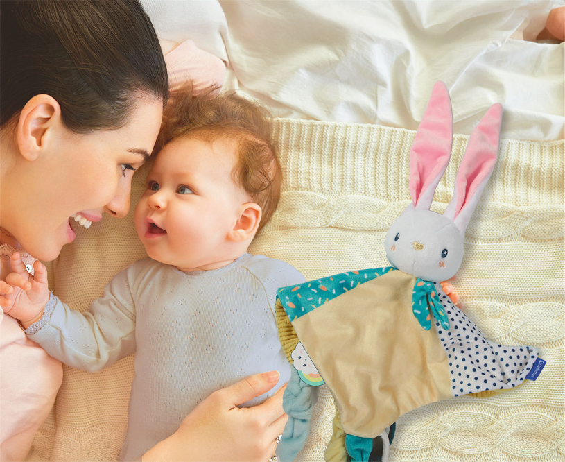 Clementoni Baby Knuffeldoekje - Konijn