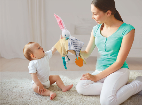 Clementoni Baby Knuffeldoekje - Konijn