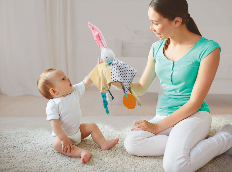 Clementoni Baby Knuffeldoekje - Konijn