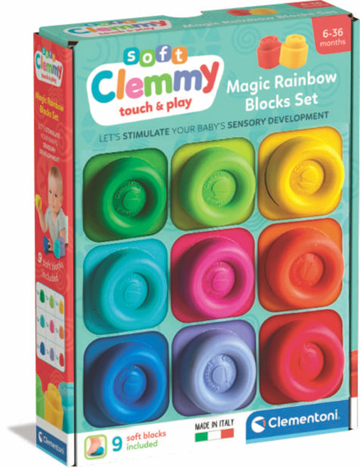 Clementoni Soft Clemmy set 9 blokken
