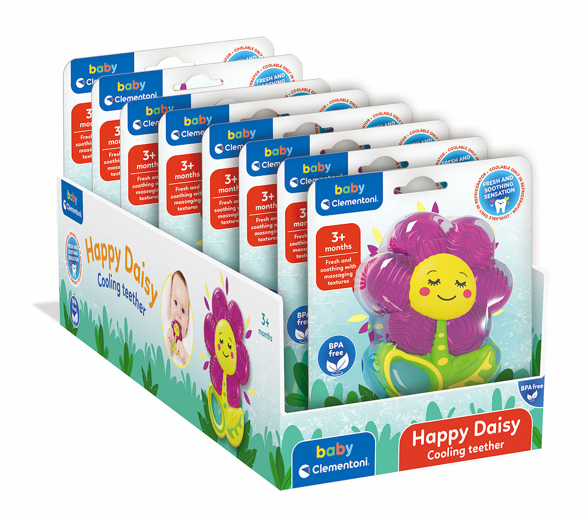 Clementoni Baby Bijtring verkoelend - Bloem