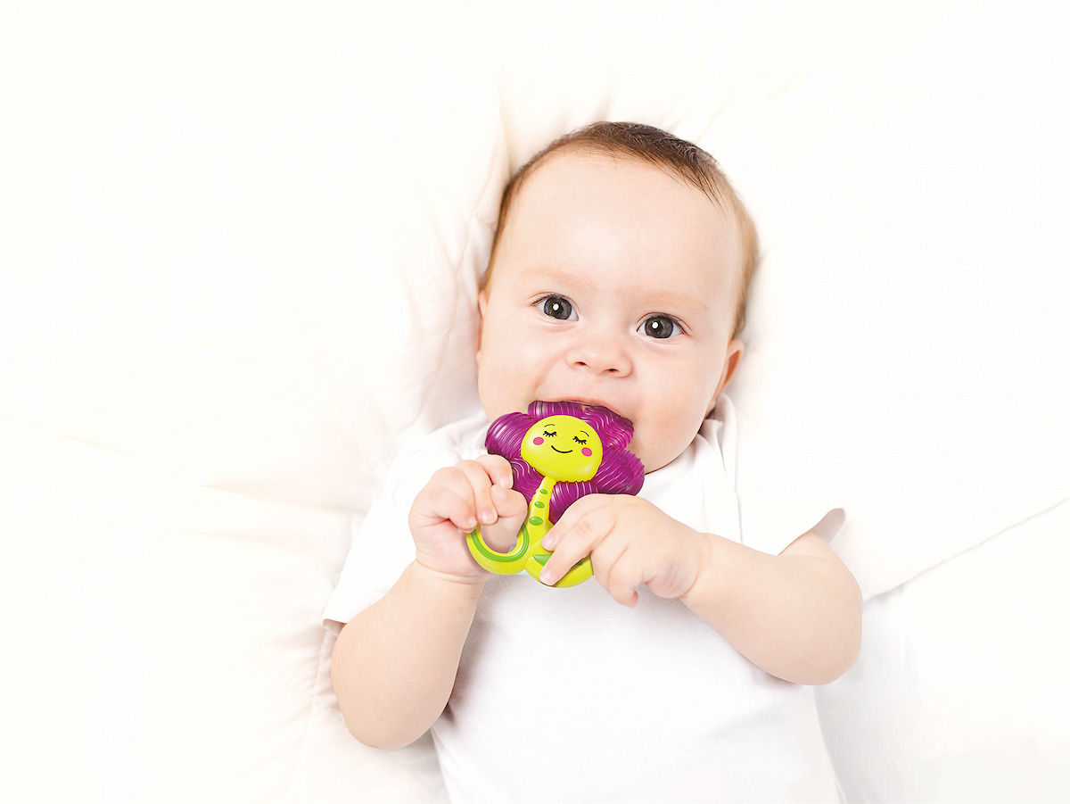 Clementoni Baby Bijtring verkoelend - Bloem