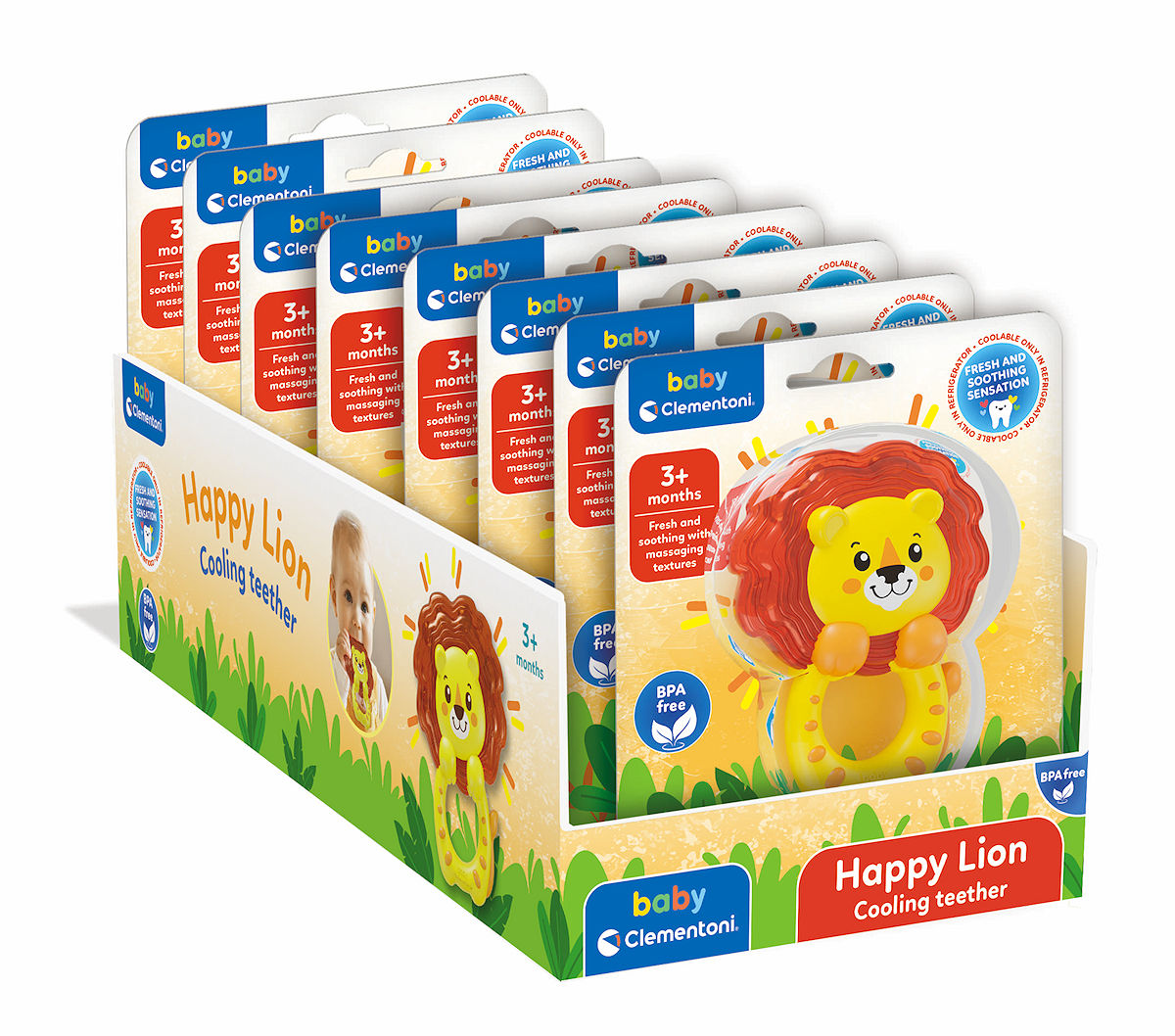 Clementoni Baby Bijtring verkoelend - Leeuw
