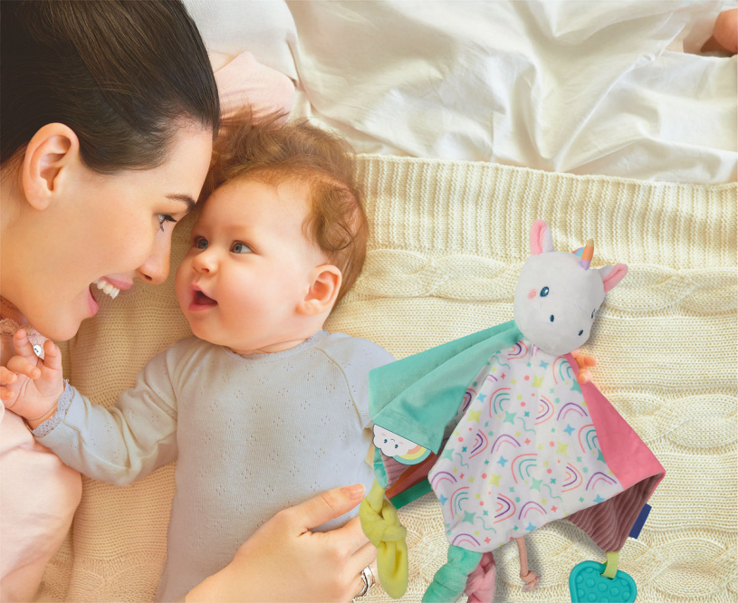 Clementoni Baby Knuffeldoekje - Eenhoorn
