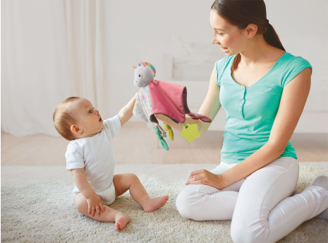 Clementoni Baby Knuffeldoekje - Eenhoorn