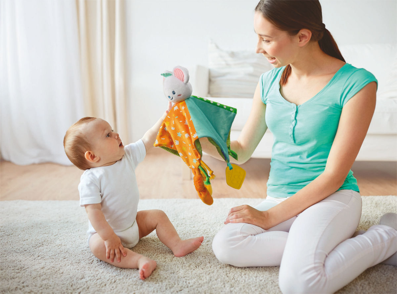 Clementoni Baby Knuffeldoekje - Muis