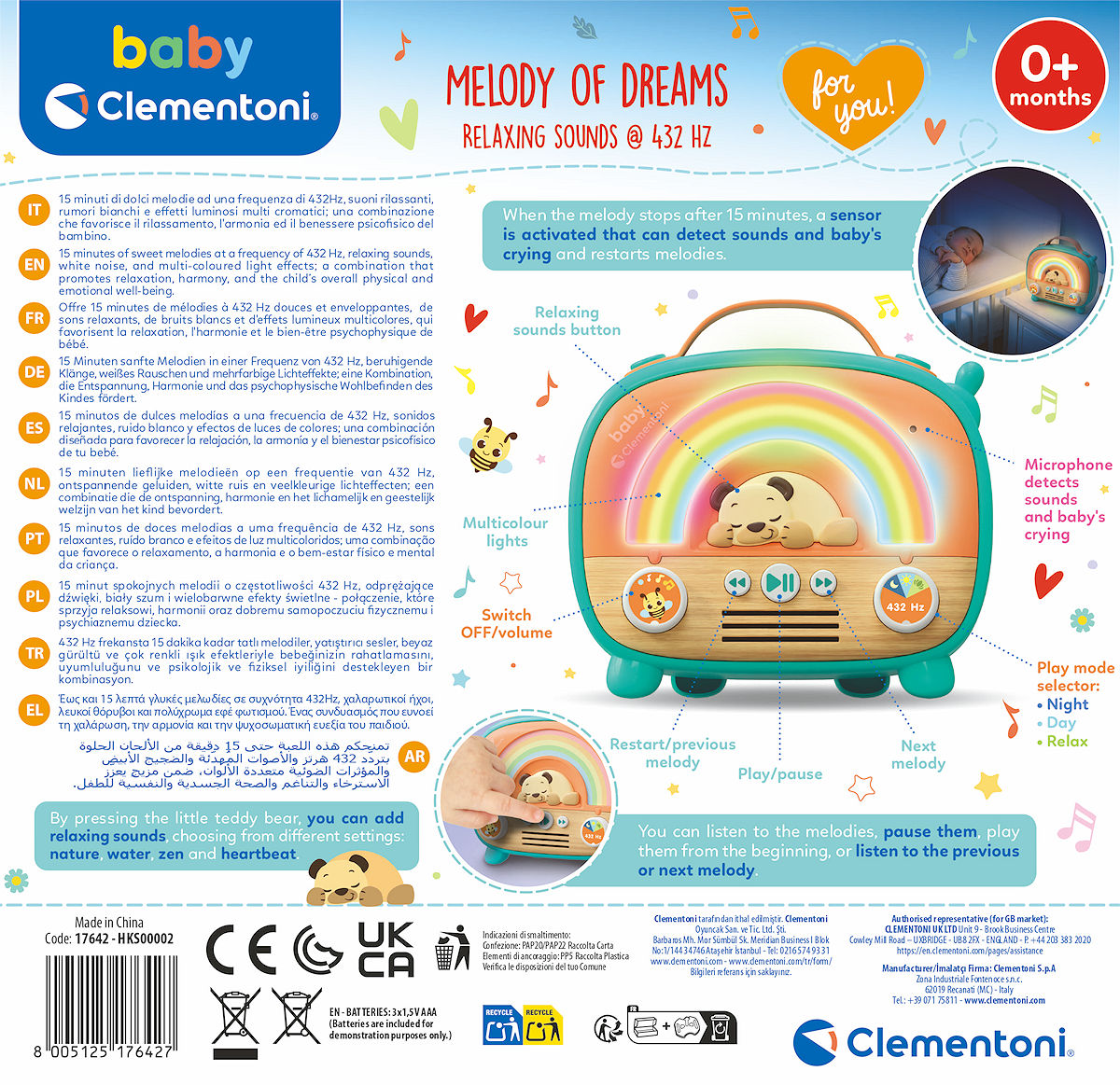 Clementoni Baby TV Melody of Dreams