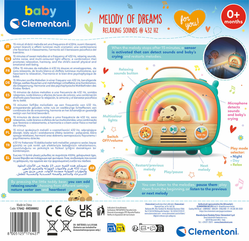 Clementoni Baby TV Melody of Dreams