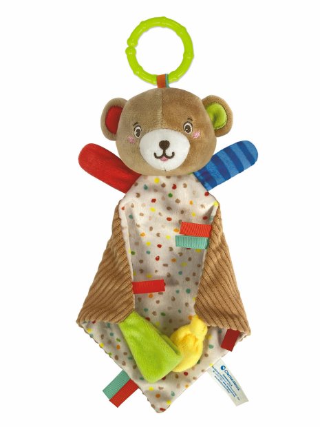 Clementoni Baby Pluche Knuffeldoekje Beer