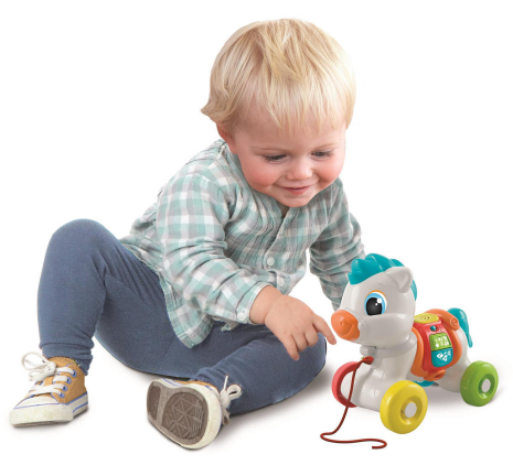 Clementoni Baby Interactieve Pony met trekkoord