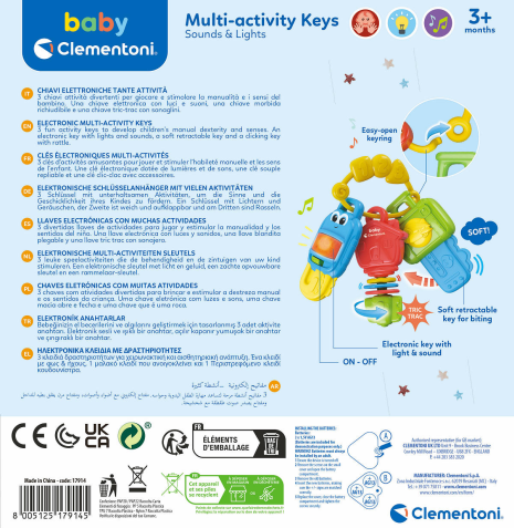 Clementoni Baby Elektronische Sleutels