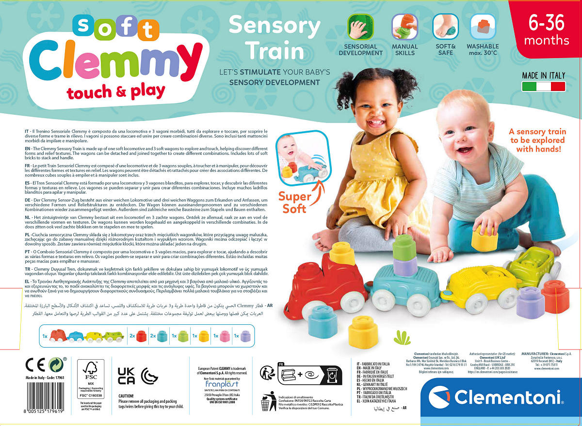 Clementoni Baby Clemmy Sensorische Trein