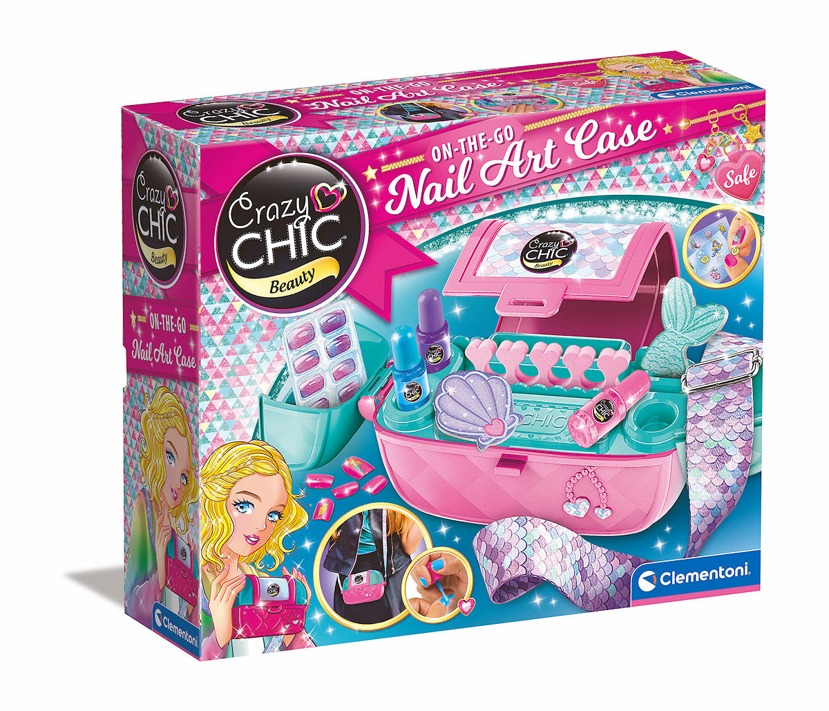 Clementoni Crazy Chic - Nail Art Case