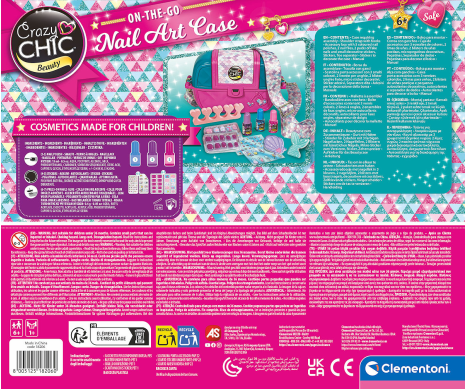 Clementoni Crazy Chic - Nail Art Case