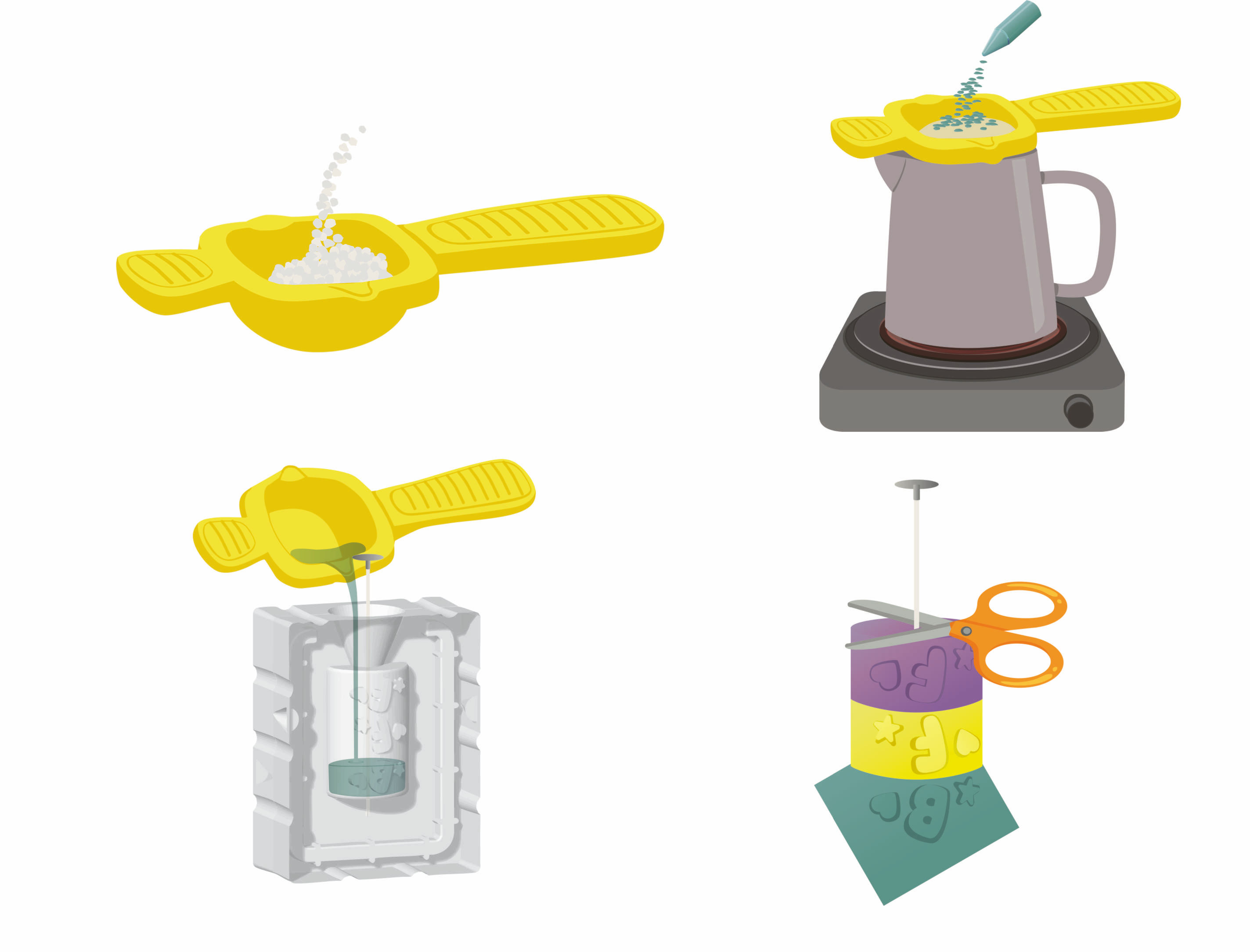 Clementoni Idea Create your Candles - BFF