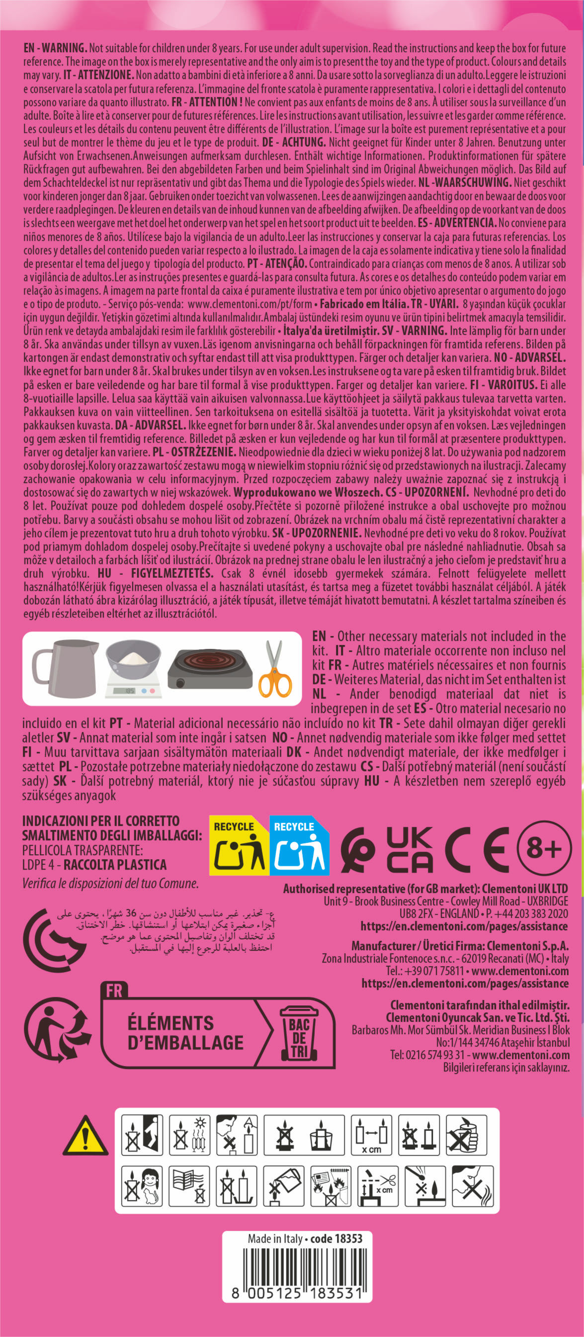 Clementoni Idea Create your Candles - Message
