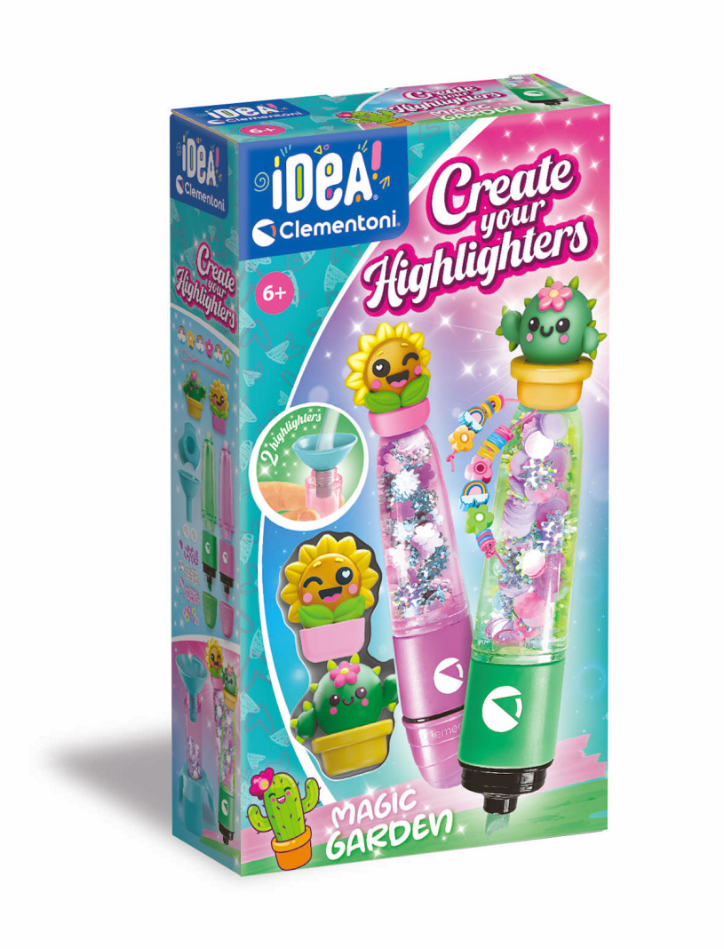 Clementoni Idea Highlighter Creator -Magic Garden