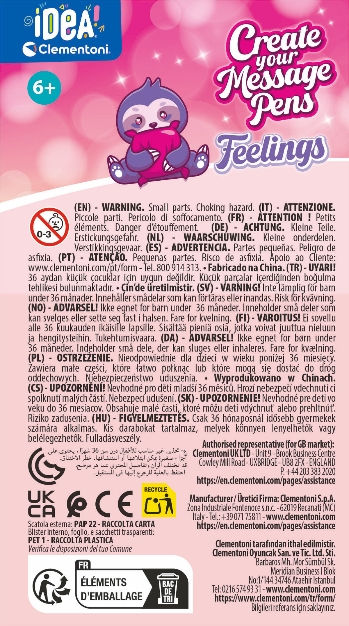 Clementoni Idea Message Pen Creator - Feelings