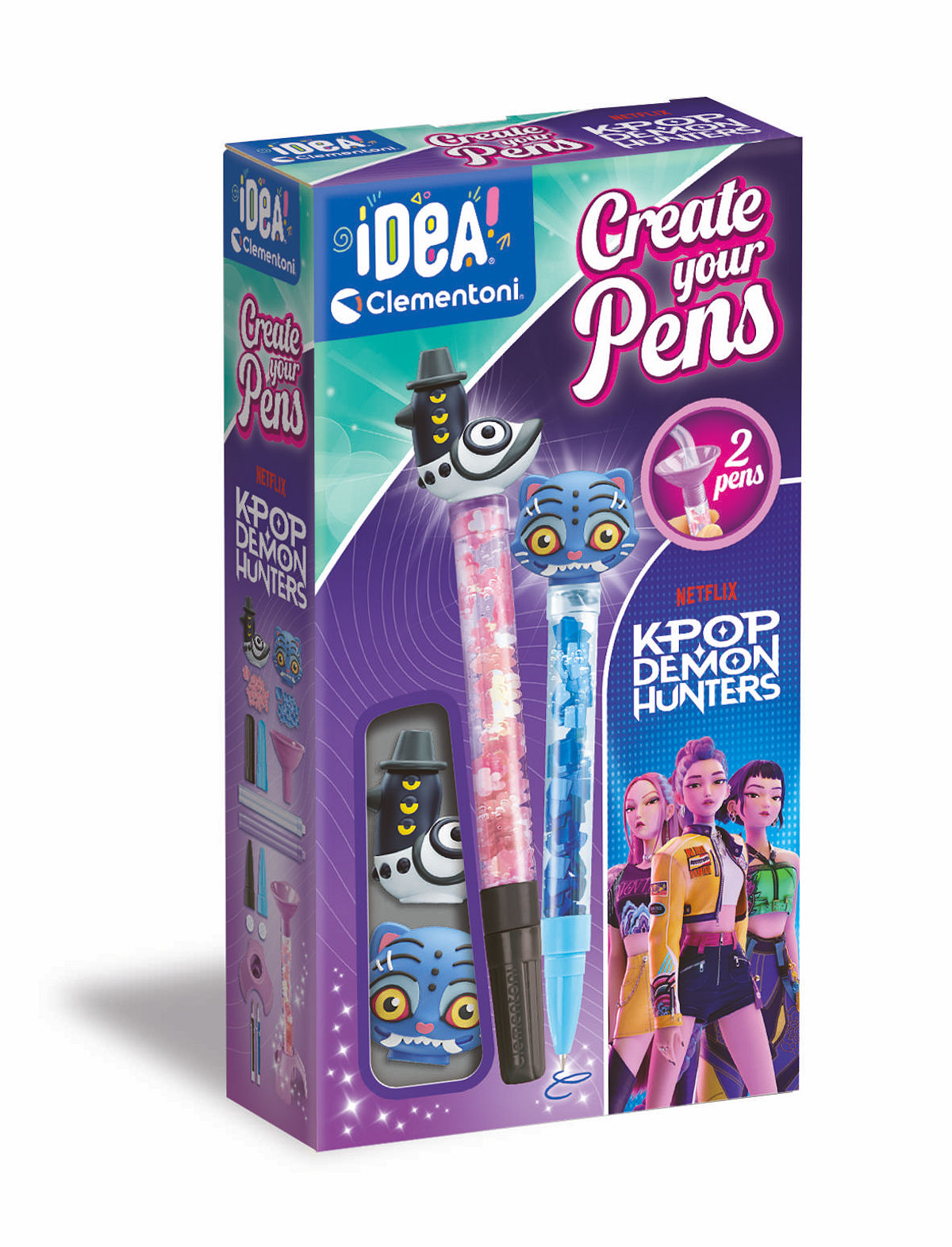 Clementoni Create Your K-Pop Pens - Rumi & Derpy