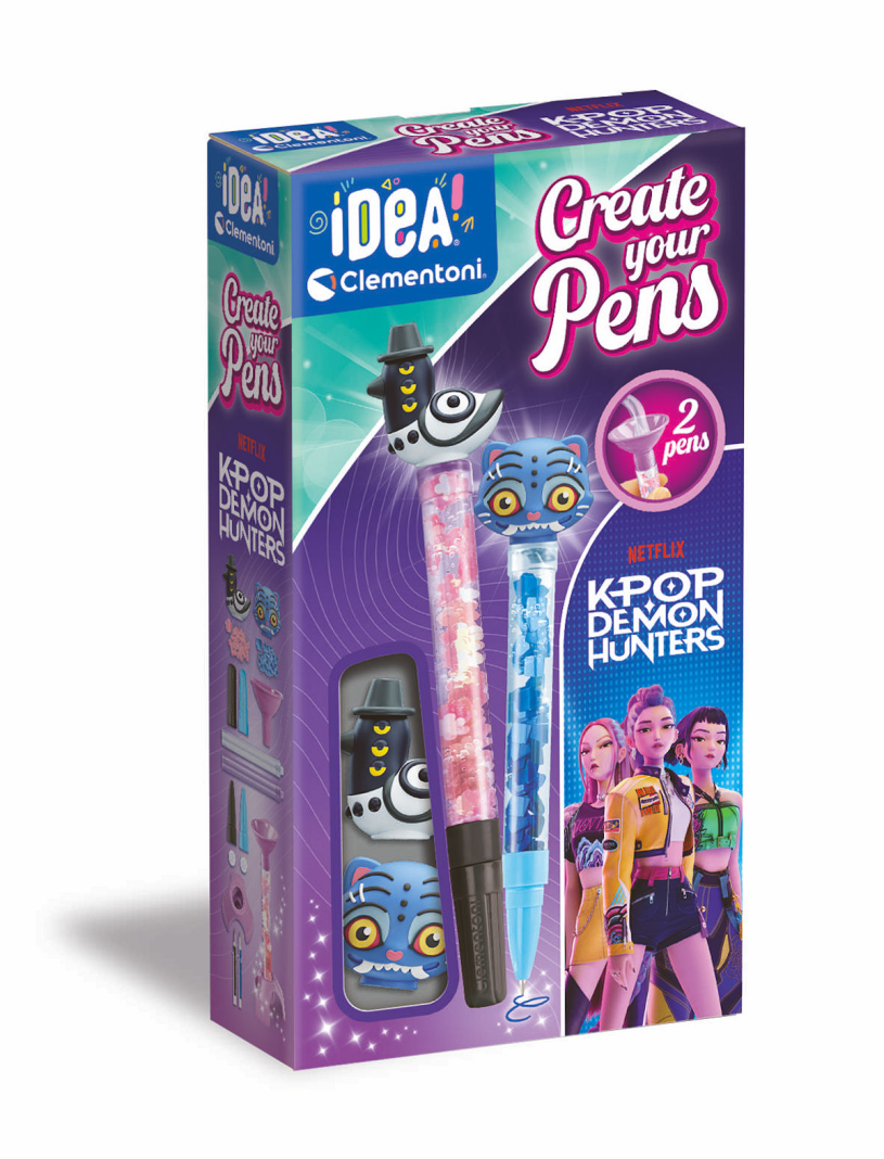 Clementoni Create Your K-Pop Pens - Rumi & Derpy