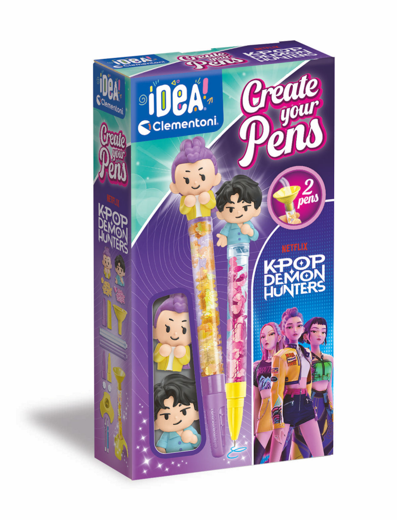 Clementoni Create Your K-Pop Pens - Zoey & Mira