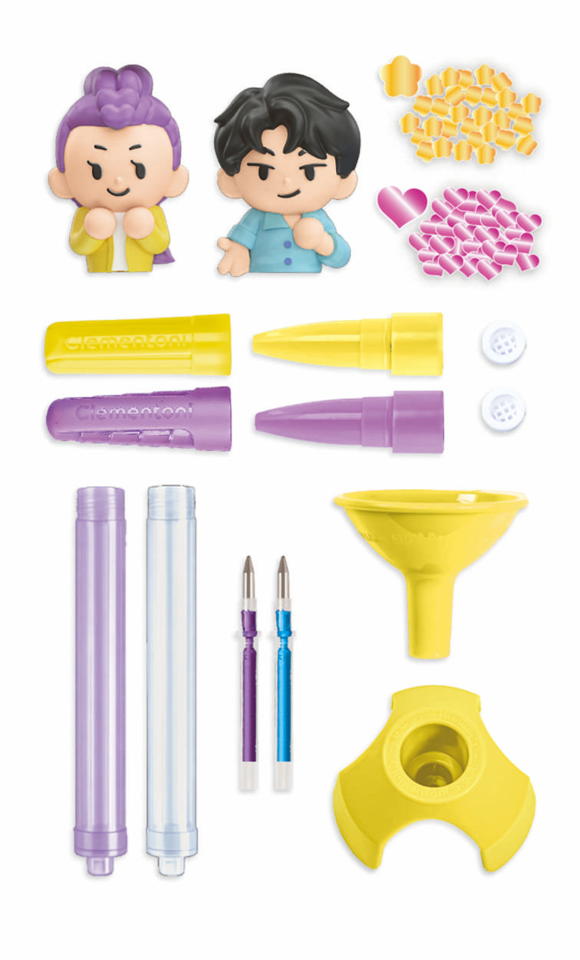 Clementoni Create Your K-Pop Pens - Zoey & Mira