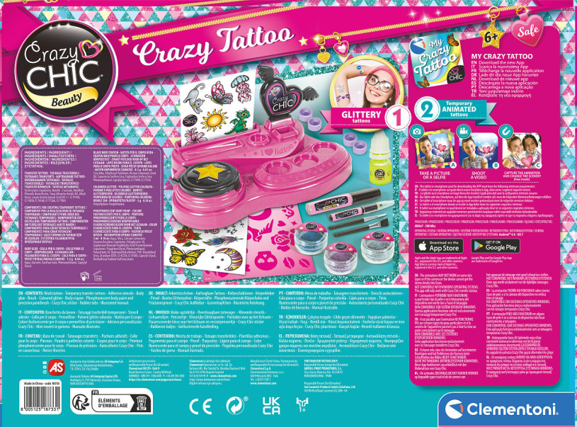 Clementoni Crazy Chic - Crazy Tattoo