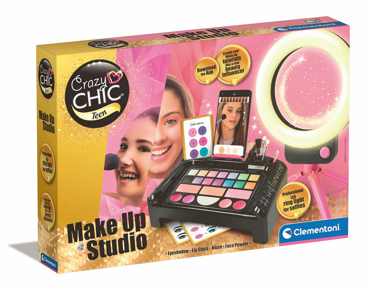 Clementoni Crazy Chic Teen- Influencer Make Up Studio