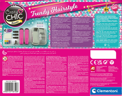 Clementoni Crazy Chic - Multicolor Hairstyle
